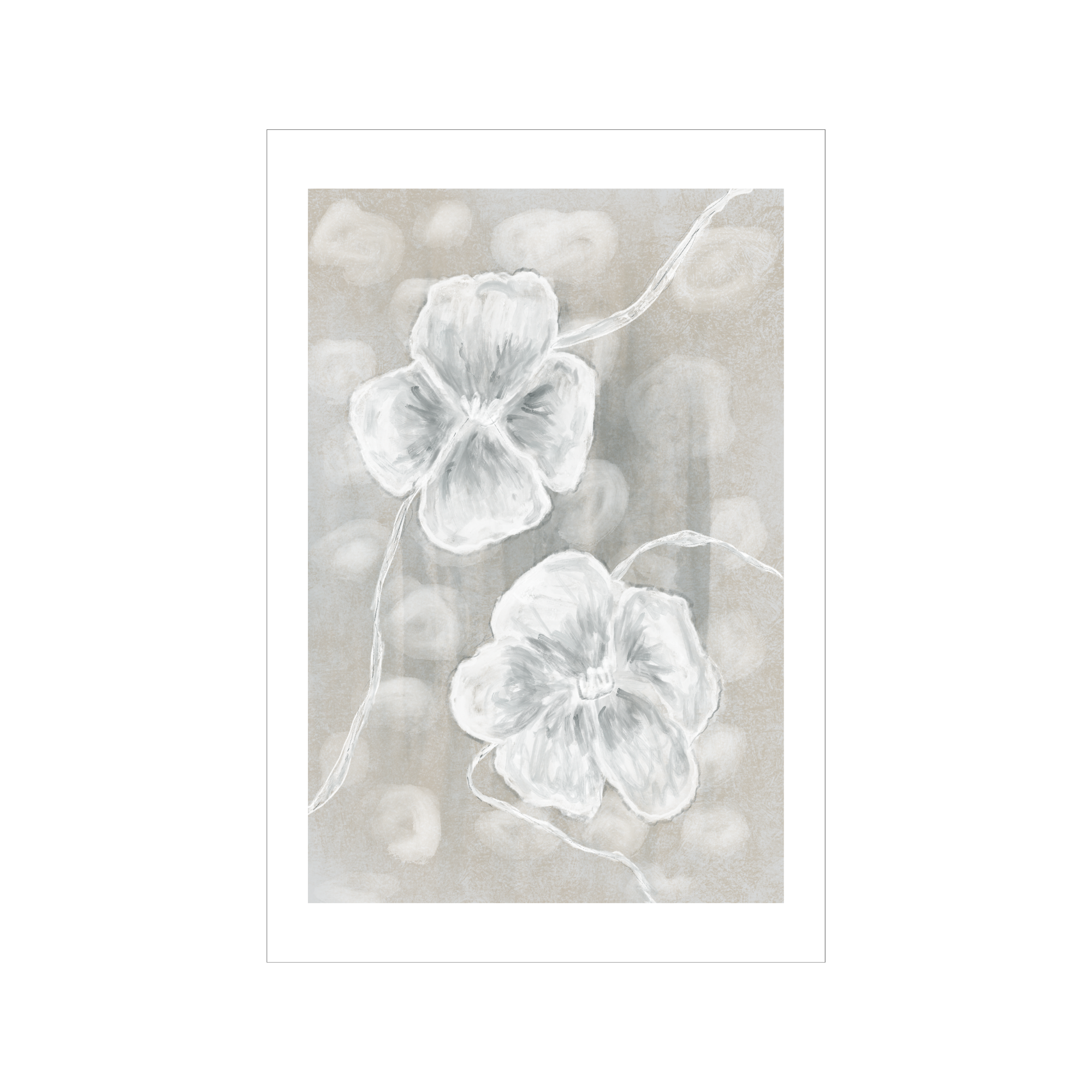 petal hymn art print